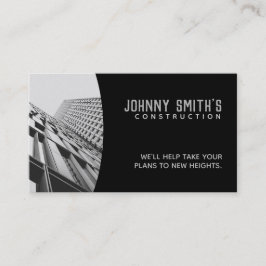 Tarjetas de presentación de lemas de construcción