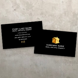 Tarjetas de presentación de lujo minimalista