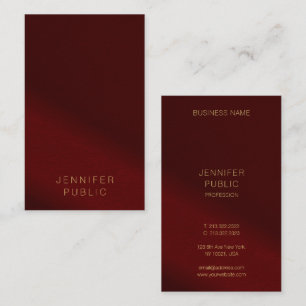 Tarjetas de presentación de lujo Plantilla elegant