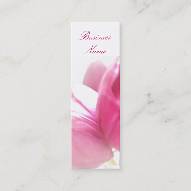 Tarjetas de presentación de marcadores de Tulipane (Anverso)