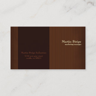 Tarjetas de presentación de Martin Stripe