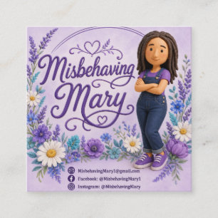 Tarjetas de Presentación de Mary Malcomportada