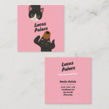 Tarjetas de presentación de mascotas lindas garaba