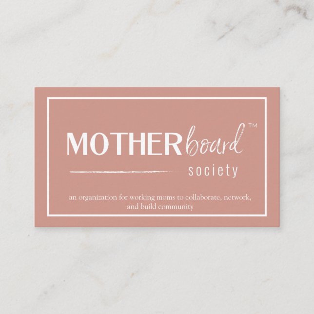 Tarjetas de presentación de MBS (Anverso)