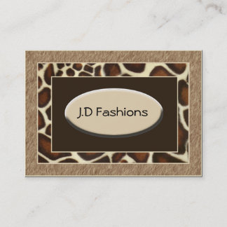 tarjetas de presentación de Moda de impresión de l