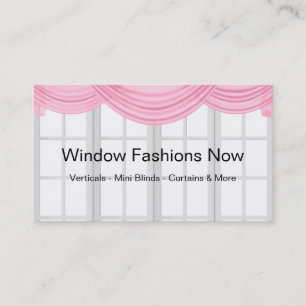 Tarjetas de Presentación de Moda de Ventana Modern
