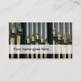 Tarjetas de presentación de música de órganos