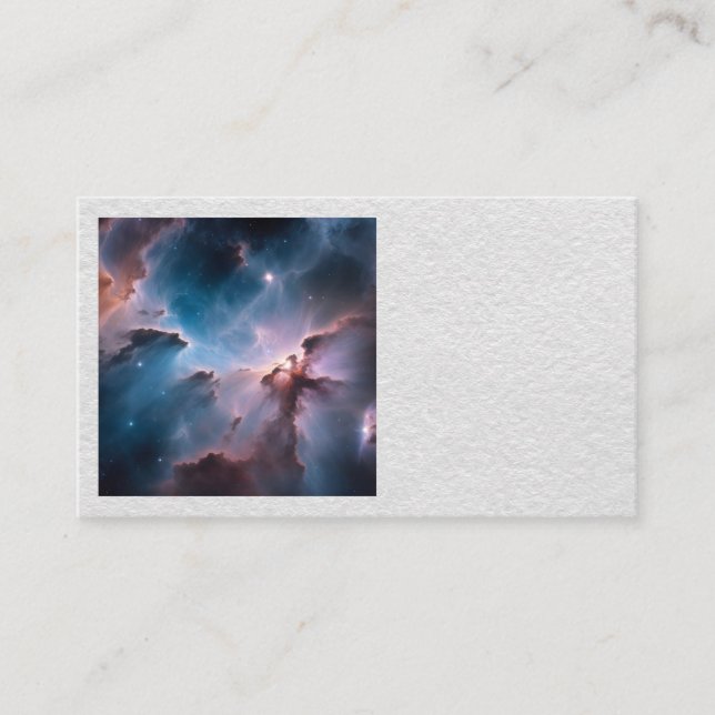 Tarjetas de presentación de Nebula en el espacio e (Anverso)