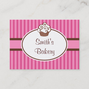 Tarjetas de presentación de negocio de cupcakes pe
