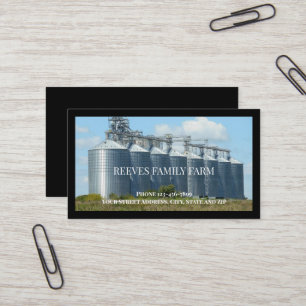 Tarjetas de presentación de negocios agrícolas par