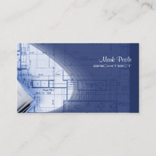 Tarjetas de presentación de negocios de arquitecto