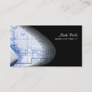 Tarjetas de presentación de negocios de arquitecto