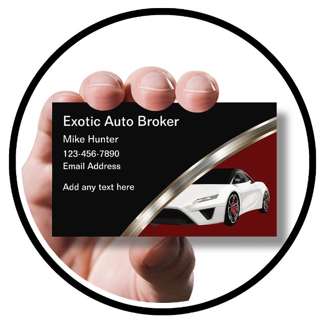 Tarjetas de presentación de negocios de automóvile (Subido por el creador)