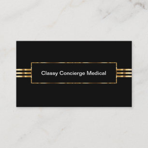 Tarjetas de presentación de negocios de concierge