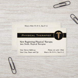 Tarjetas de presentación de negocios de terapia de