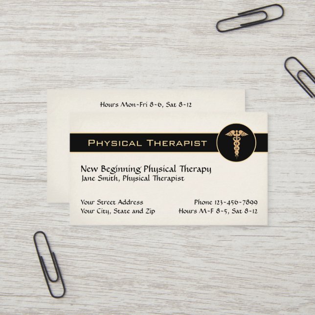 Tarjetas de presentación de negocios de terapia de (Anverso/Reverso In Situ)