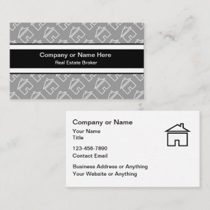 Tarjetas de presentación de negocios inmobiliarios