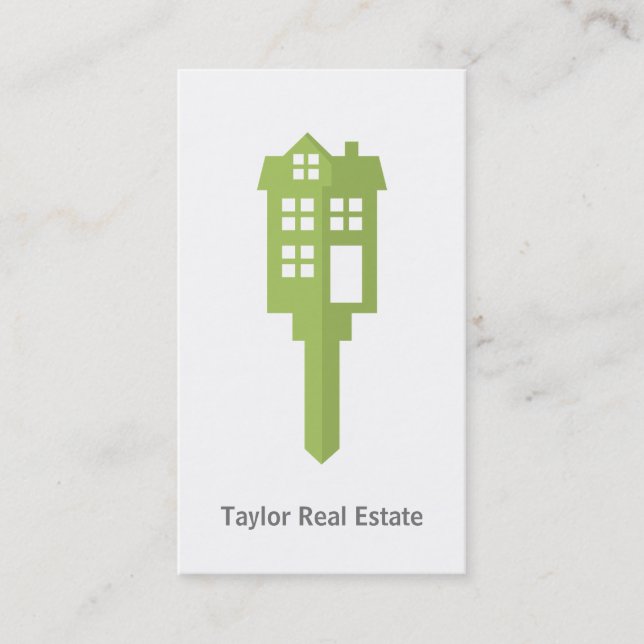 Tarjetas de presentación de negocios inmobiliarios (Anverso)