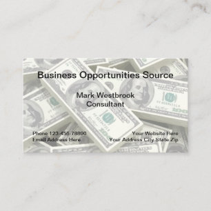 Tarjetas de presentación de oportunidades de mark