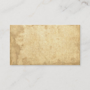 Tarjetas de presentación de papel con manchas de p