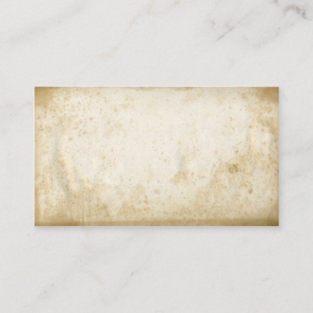 Tarjetas de presentación de papel con manchas de p (Anverso)