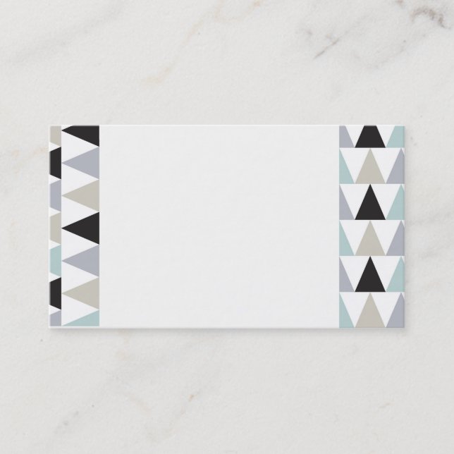 Tarjetas de presentación de patrones de diamantes  (Anverso)
