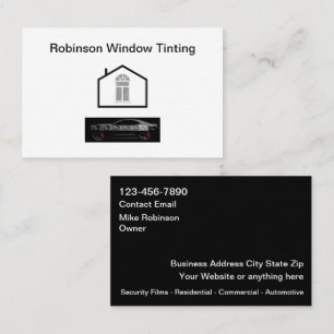 Tarjetas de presentación de películas solares de b