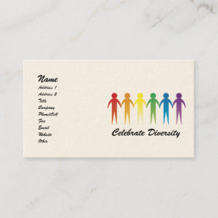 Tarjetas de presentación de Personalizable Rainbo