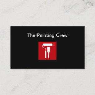 Tarjetas de presentación de pintor moderno genial