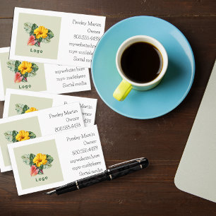 Tarjetas de presentación de plantillas de texto pa