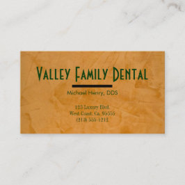 Tarjetas de presentación de prácticas dentales