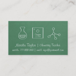 Tarjetas de Presentación de Profesor de Química Pe