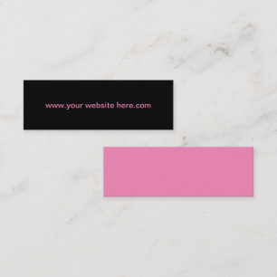Tarjetas de presentación de promoción de sitio web
