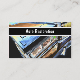 Tarjetas de presentación de restauración de autos
