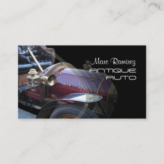 Tarjetas de presentación de restauración de autos