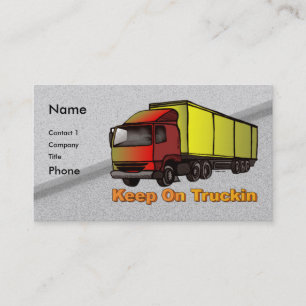 Tarjetas de presentación de Retro Trucker 2