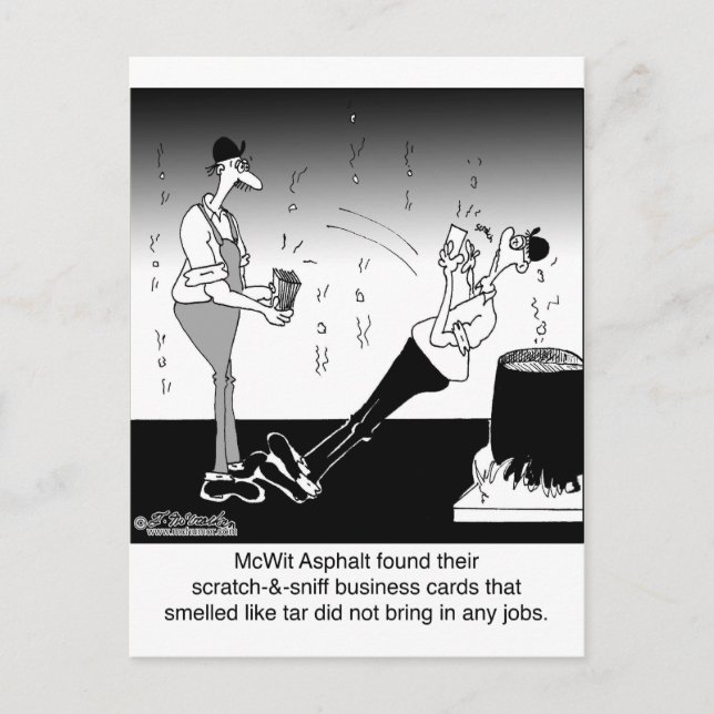 Tarjetas de presentación de Scratch y Sniff (Anverso)