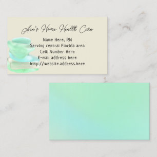 Tarjetas de presentación de Sea Glass Home Health 