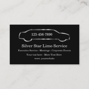 Tarjetas de presentación de servicio de taxi de lu