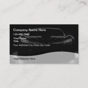 Tarjetas de presentación de servicios automotrices