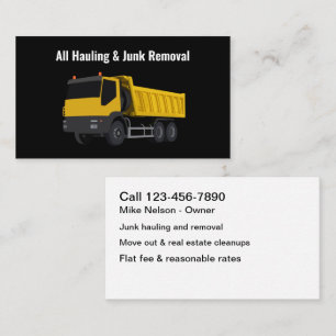Tarjetas de presentación de servicios de eliminaci