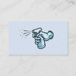 Tarjetas de presentación de servicios de limpieza