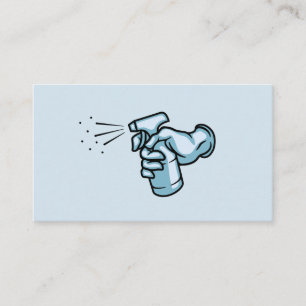 Tarjetas de presentación de servicios de limpieza