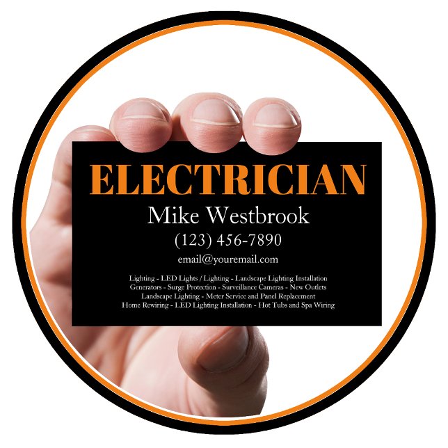 Tarjetas de presentación de servicios electrónicos (Subido por el creador)