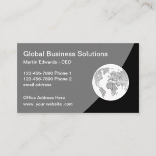 Tarjetas de presentación de Servicios Empresariale