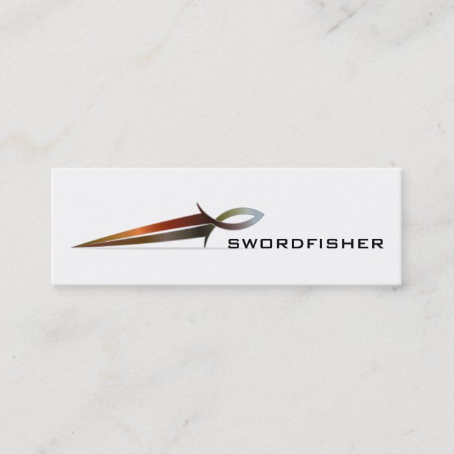 Tarjetas de presentación de Sword Fisher (Anverso)