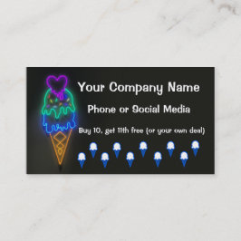 Tarjetas de presentación de tarjetas de visita de 