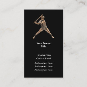 Tarjetas de presentación de tema de deportes de bé