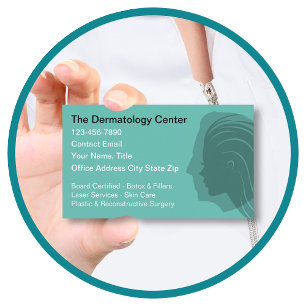 Tarjetas de presentación de temas Dermatólogos