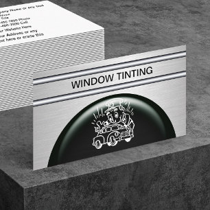 Tarjetas de presentación de tintado de ventanas de